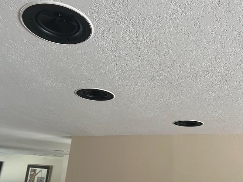 In-Ceiling Speaker Installation